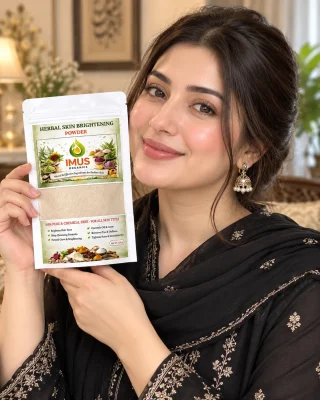 Customer photo for Herbal Skin Brightening Powder