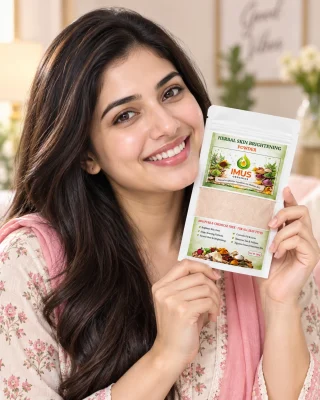 Customer photo for Herbal Skin Brightening Powder